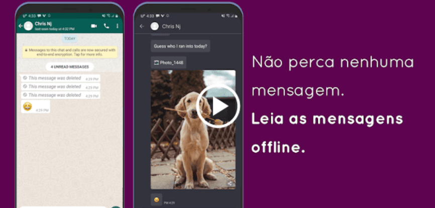 Quer ler mensagens excluídas no WhatsApp?